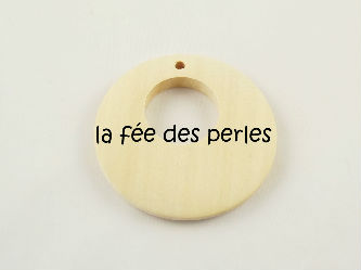 Anneau en bois rond 40 mm