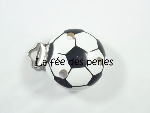 Clip en bois ballon de foot