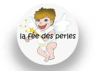 Perle en bois ange