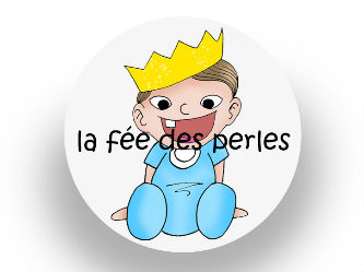 Perle en bois bébé roi