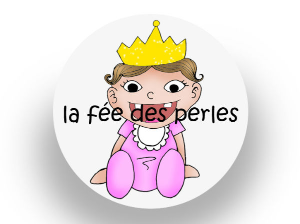 Perle en bois bébé reine
