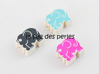 Perle en bois éléphant