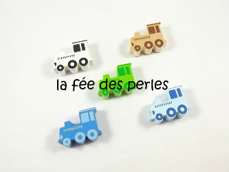 Perle en bois train