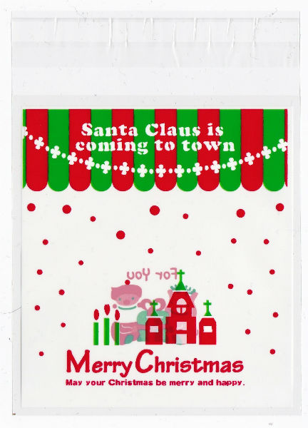 Sachet plastifi&eacute; Santa Claus