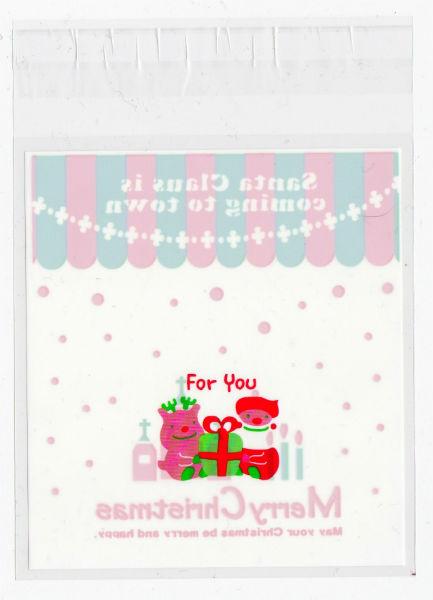 Sachet plastifi&eacute; Santa Claus